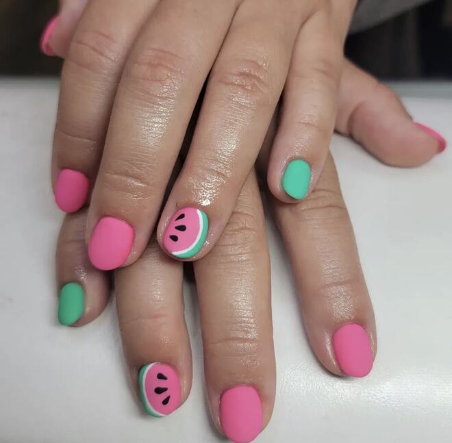 Watermelon and smiley-face summer set