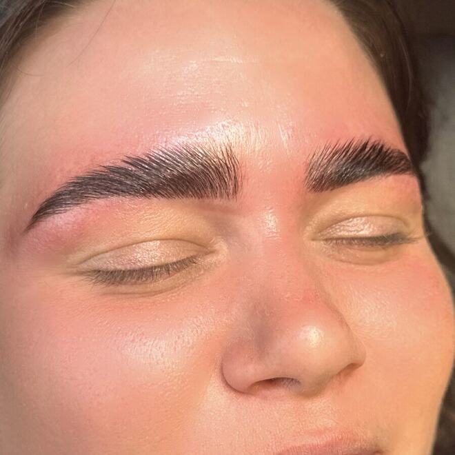 Fresh brow wax and shape by Kyndal